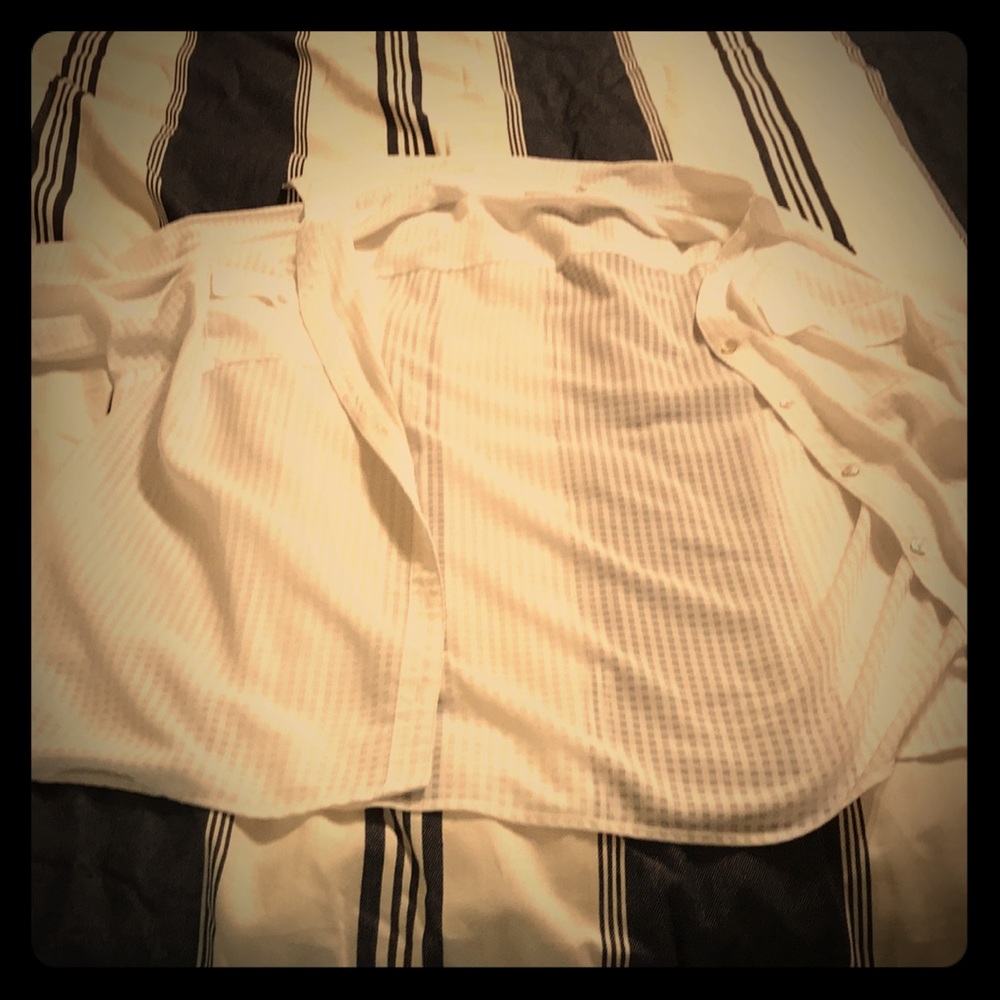 A checker white blouses